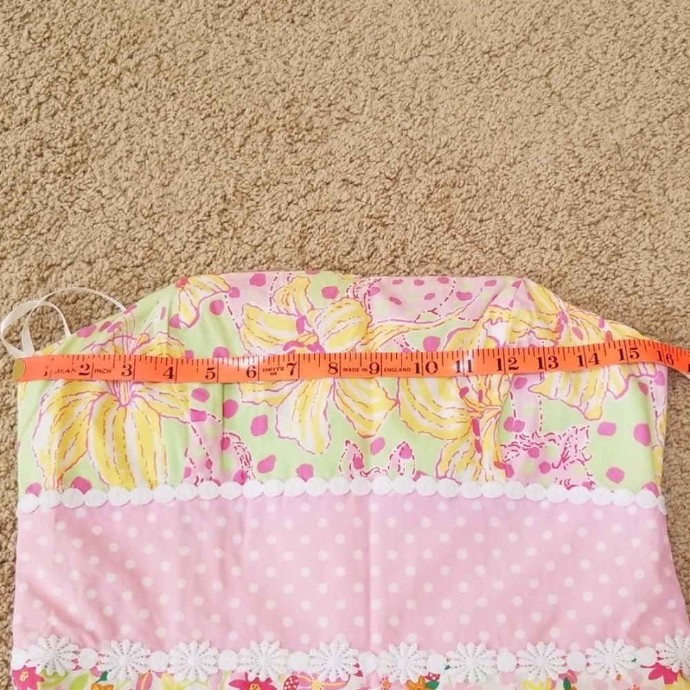 LILLY PULITZER Multi Printed Size 10 Dress - Picture 7 of 7